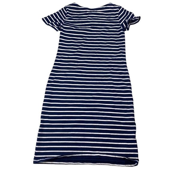Joules Riviera T Shirt Dress 2 Navy White Striped - Picture 3 of 7